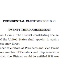 23rd Amendment