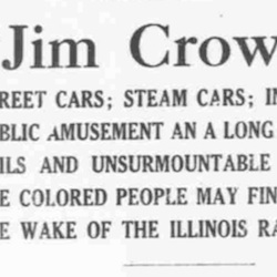 "Jim Crowism"