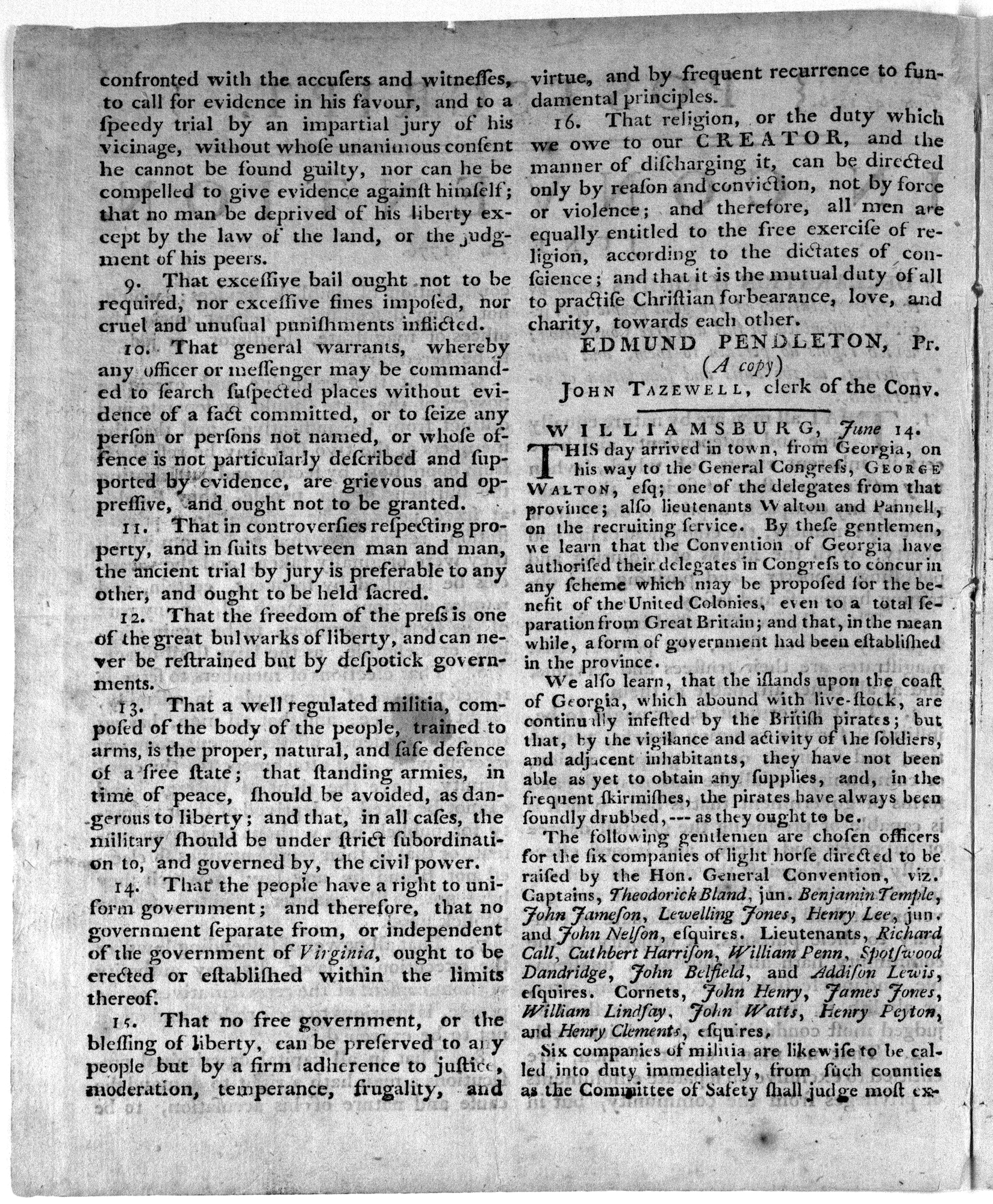 Virginia Declaration of Rights